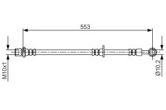FREN HORTUMU ON SAG FORESTER 10-