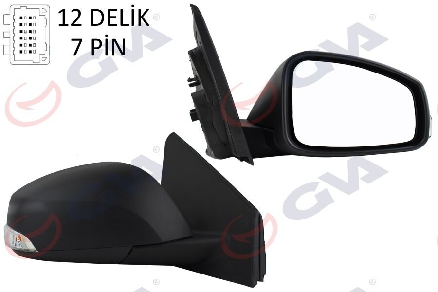 DIŞ DİKİZ AYNASI SAĞ MEGANE-FLUENCE 08> ELEKTRİ...