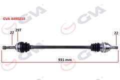 KOMPLE AKS SAĞ CORSA C-COMBO 1.2-1.4 16V 1.3 CDTI-...