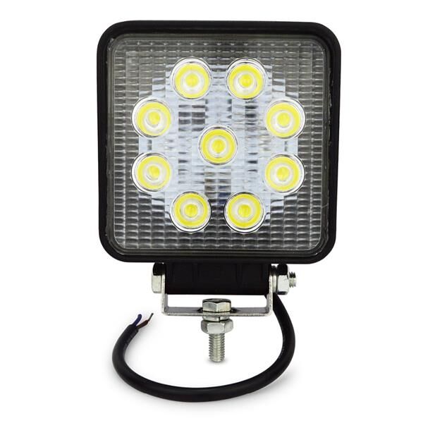9 LED PROJEKTÖR ÇALIŞMA LAMBASI KARE 27W.