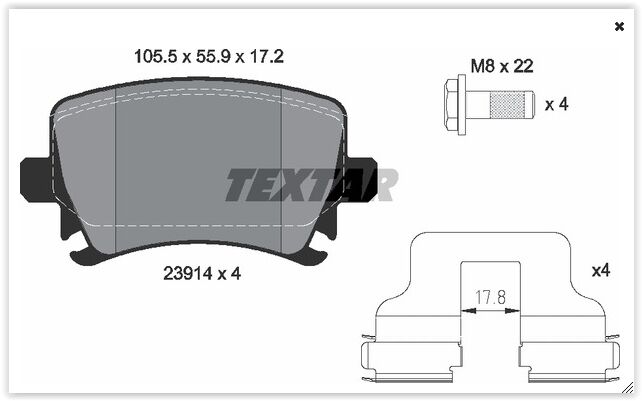 ARKA BALATA PASSAT-CC-CADDY-GOLF5-GOLF6-JETTA-A3-A...