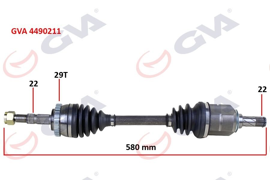 KOMPLE AKS SOL CORSA C-COMBO 1.2-1.4 16V 1.3 CDTI-...