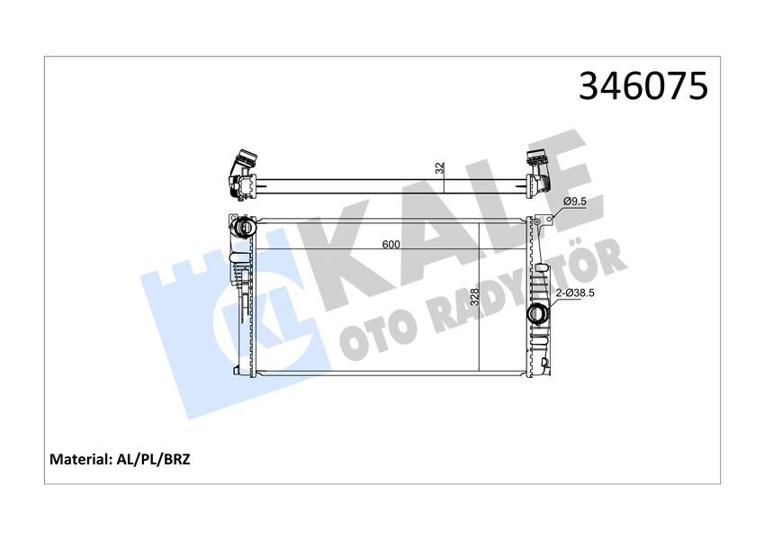 MOTOR SU RADYATORU BMW N47 B47 B48 N13 N20 N55 F30...