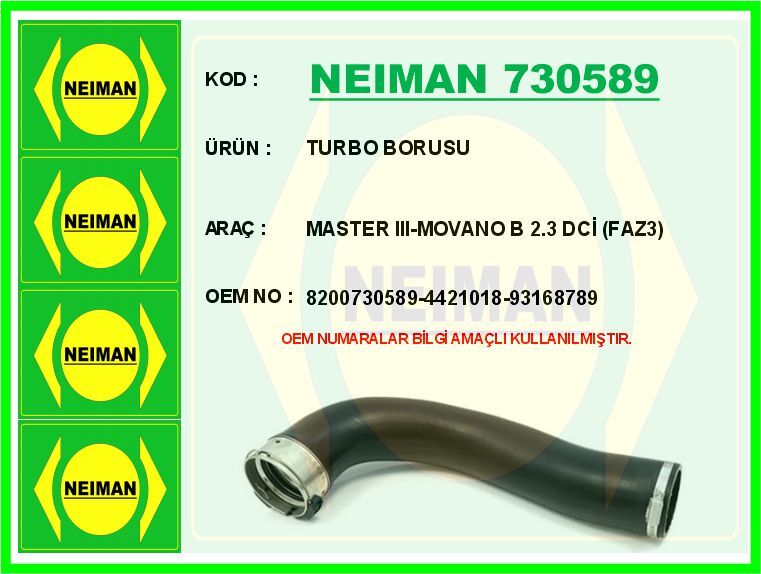 TURBO BORUSU MASTER III 10> MOVANO B 10> 2.3...