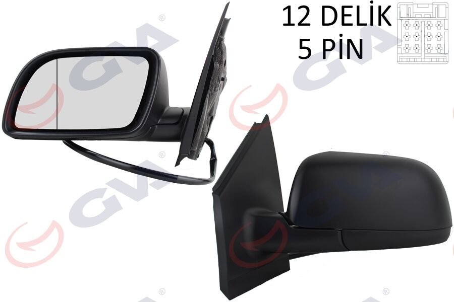 DIŞ DİKİZ AYNASI SOL POLO 02> ELEKTRİKLİ+ISITMA...