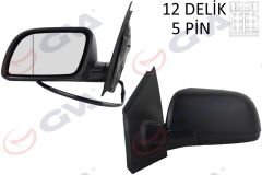 DIŞ DİKİZ AYNASI SOL POLO 02> ELEKTRİKLİ+ISITMA...