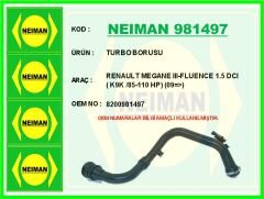 TURBO BORUSU MEGANE III 09> SCENIC III 09> F...