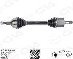 ÖN AKS KOMPLE SOL KUGA I 2.0 TDCI (08>14) (POWE...