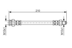ON FREN HORTUMU SAG SOL EXCEL 89-95