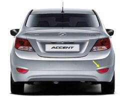 REFLEKTÖR ARKA TAMPON SAG HYUNDAİ ACCENT BLUE 2011...