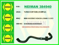 TURBO HORTUMU RENAULT TURBO HORTUMU (KOMPLE) MEGAN...