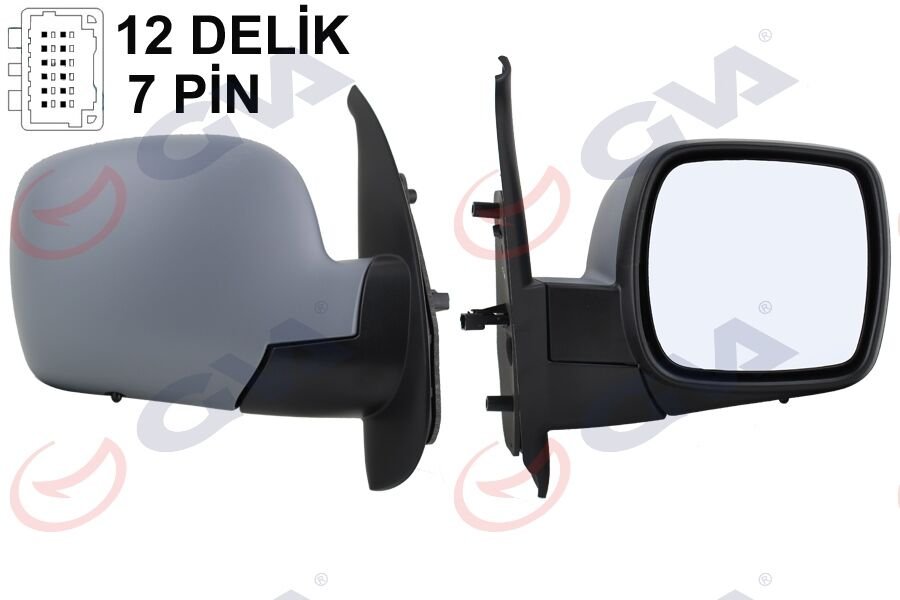 DIŞ DİKİZ AYNASI SAĞ KANGOO 08> ELEKTRİKLİ+ISIT...