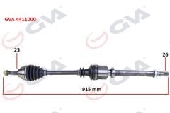 KOMPLE AKS SAĞ MEGANE II 1.4/1.6 16V-1.5 DCİ (02-0...