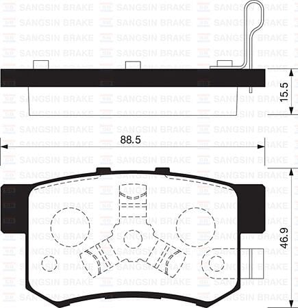 ARKA FREN BALATA HONDA CR-V 2,0L K20A4 (RD8 kasa) ...