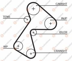 TRIGER KAYISI ZAMANLAMA KAYISI /151 DIS 1.9 CLIO/EXPRESS 97-