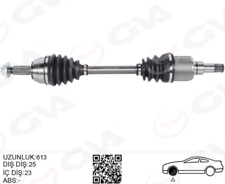 ÖN AKS KOMPLE SOL FORD YENI COURIER 17>1.5-1.6...