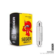 AMPUL FES 12V 10W SV8.5-8 (41MM) SOFİT STANDART YE...