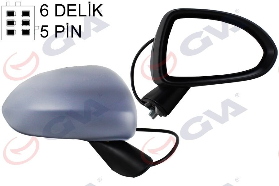 DIŞ DİKİZ AYNASI SAĞ CORSA D 06> ELEKTRİKLİ+ISI...