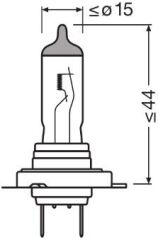 AMPUL 12V H7 55 NIGHT BREAKER SERİSİ %220 GÜÇLÜ IŞ...