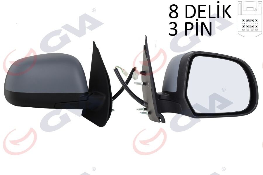 DIŞ DİKİZ AYNASI SAĞ MICRA 10> ELEKTRİKLİ+ASTAR...