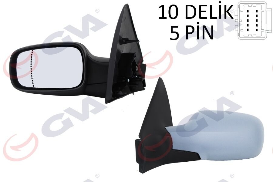 DIŞ DİKİZ AYNASI SOL MEGANE 02> ELEKTRİKLİ+ISIT...