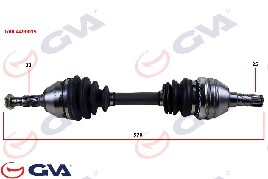 KOMPLE AKS SOL ASTRA H 1.3 CDTI 04=> (570mm)