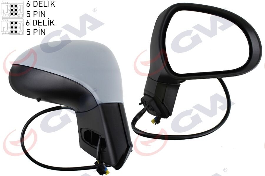 DIŞ DİKİZ AYNASI SAĞ 207 06> ELEKTRİKLİ+ISITMAL...