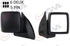 DIŞ DİKİZ AYNASI SAĞ COMBO C 01> ELEKTRİKLİ+ISI...