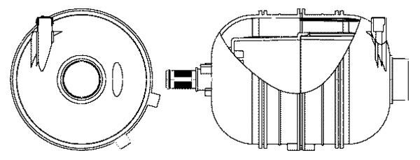 RADYATOR YEDEK SU DEPOSU 206/206+ 98-