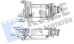 TURBOSARJ RADYATORU MERCEDES M274 W205 S205 C205 A...