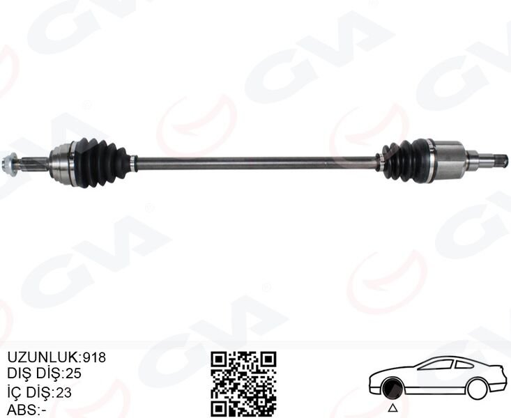 ÖN AKS KOMPLE SAĞ FORD YENI COURIER 17> 1.5-1.6...
