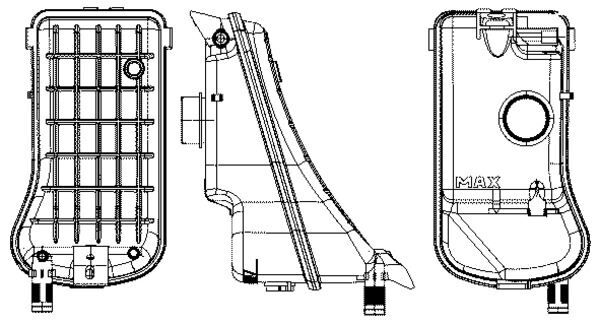 RADYATOR YEDEK SU DEPO PARTNER / BERLINGO II 1.6 HDI 05-