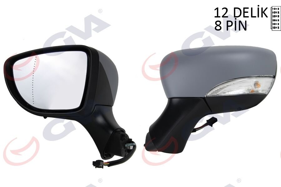 DIŞ DİKİZ AYNASI SOL CLIO 12> ELEKTRİKLİ+ISITMA...