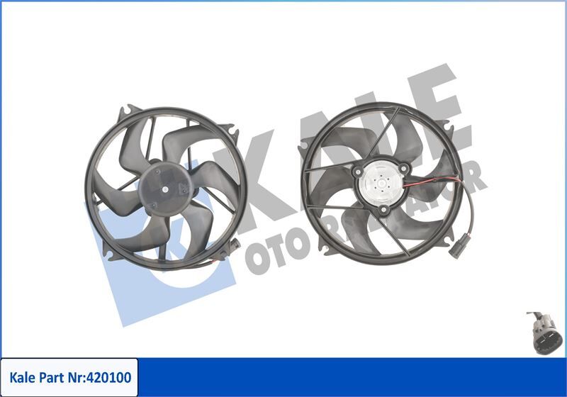 FAN MOTORU + PERVANE CITROEN C4 I-II-DS4 PEUGEOT P...