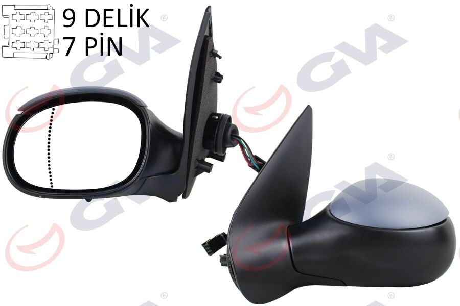DIŞ DİKİZ AYNASI SOL 206 98> ELEKTRİKLİ+ISITMAL...