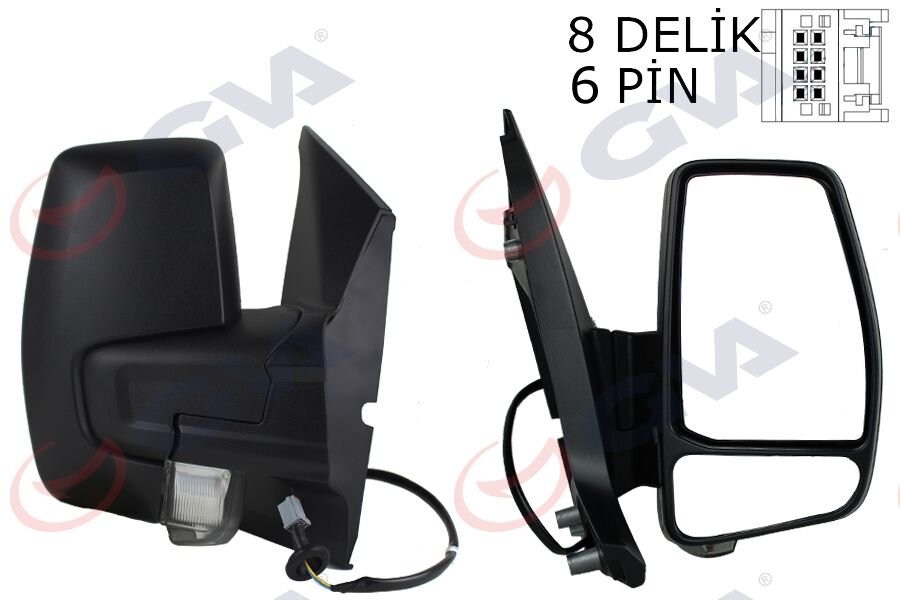 DIŞ DİKİZ AYNASI SAĞ TRANSİT CUSTOM V362 12>17 ...
