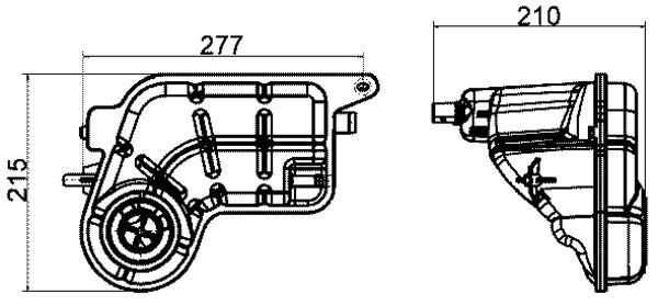 RADYATOR YEDEK SU DEPOSU A6 CAGA-CAHA-CASB-CLAB-CMFA 2,0 TDI-2,7 TDI-3,0 TDI 04-11