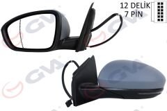 DIŞ DİKİZ AYNASI SOL MEGANE IV 15> ELEKTRİKLİ+I...