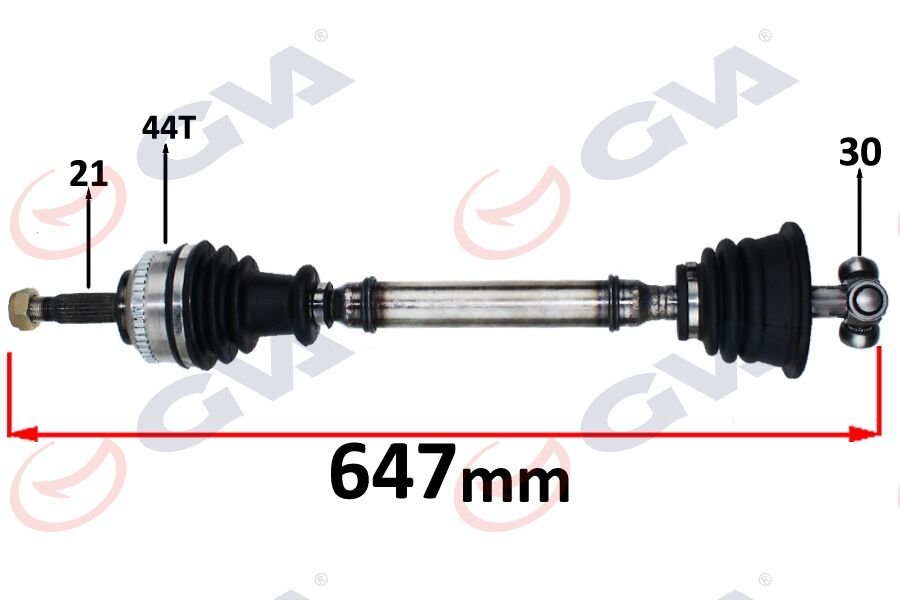 KOMPLE AKS SOL MEGANE I 1.4/1.6 (96-03) ABS'Lİ (44...