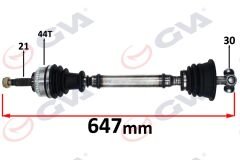 KOMPLE AKS SOL MEGANE I 1.4/1.6 (96-03) ABS'Lİ (44...