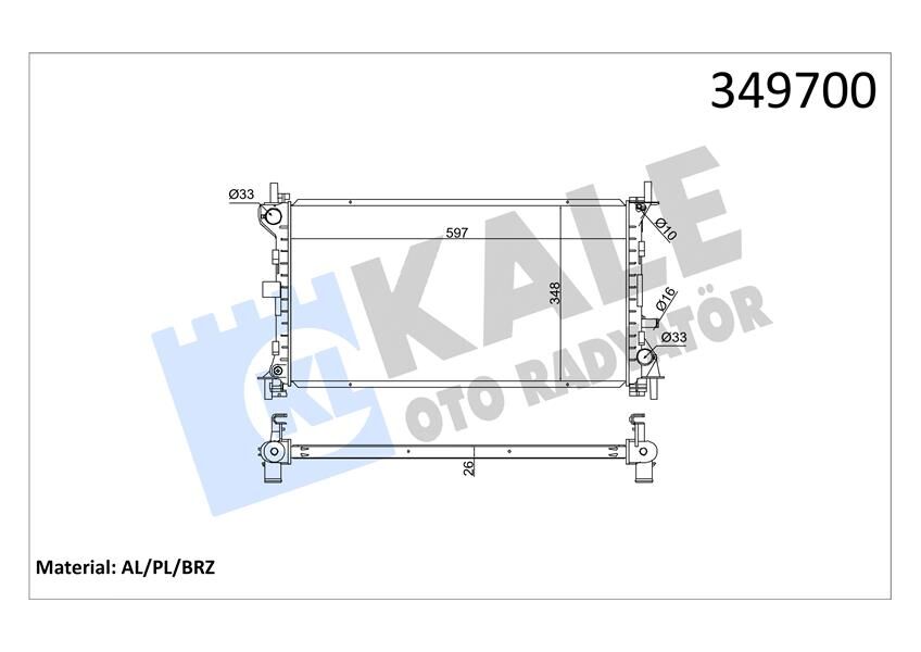 MOTOR SU RADYATORU (+AC) FOCUS 2.0 98>05 KLIMAL...