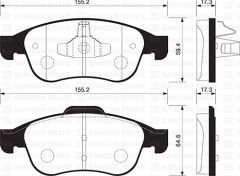 ÖN FREN BALATASI MEGANE III 09> SCENIC III 09&g...