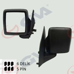 DIŞ DİKİZ AYNASI SOL COMBO C 01> ELEKTRİKLİ+ISI...