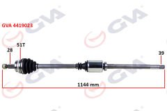 KOMPLE AKS SAĞ MASTER 2 2.5 DCİ (98-10) ABS'Lİ (51...