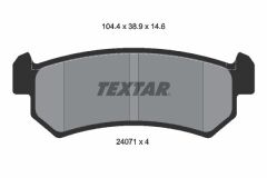 ARKA FREN BALATASI CEHEVROLET LACETTI 1.4-1.6-1.8 ...