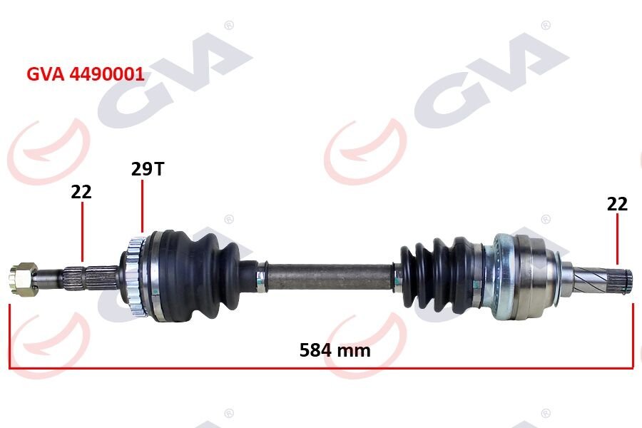 KOMPLE AKS SOL ASTRA F-VECTRA A 1.4i-1.6 16V (92-9...