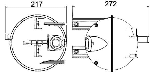 RADYATOR YEDEK SU DEPOSU TRANSIT TURBO 2.5 TD 92-