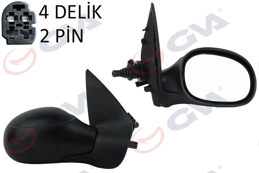 DIŞ DİKİZ AYNASI SAĞ 206 98> MEKANİK+ISITMALI+S...