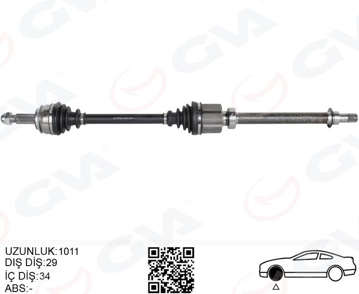 ÖN AKS SAĞ RENAULT KADJAR 1.5 DCI A-T (15-)