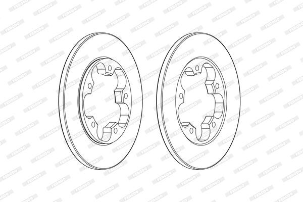 ARKA FREN DISKI TRANSIT V363 14> TEK TEKER A.CE...